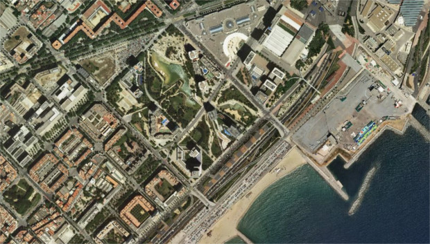 Pajarear en Barcelona: el parque de Diagonal Mar